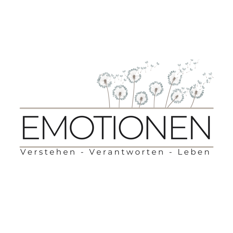 Logo mit dem Wort "EMOTIONEN" und den Worten "Verstehen - Verantworten - Leben".